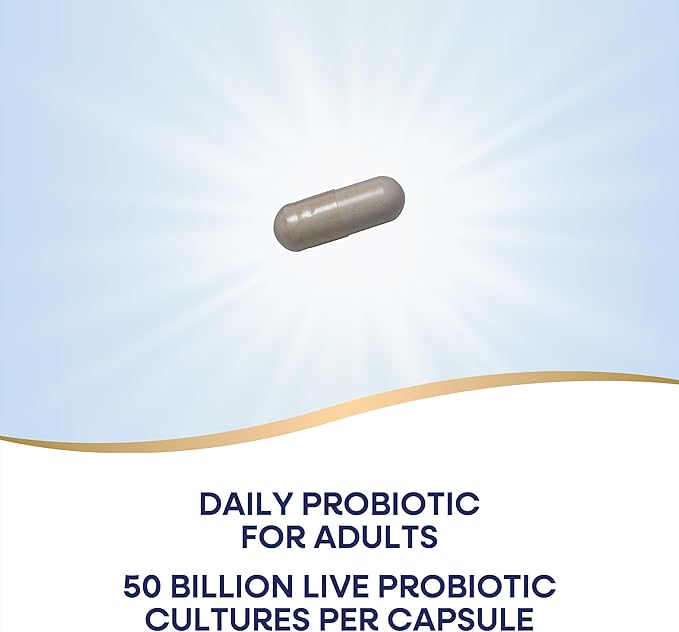 Nature's Way Extra Strength(1) Fortify Probiotic,Probiotics for Digestive Health,Prebiotics,50 Billion Live Cultures,Digestive & Immune Health Support*,30 Capsules,(Pack of 2)