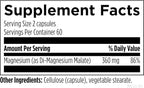 Designs for Health Magnesium Malate - Chelated Magnesium as Di Magnesium Malate - Highly Bioavailable Form to Support Energy, Bone Health + Muscle Recovery (120 Magnesium Malate Capsules)