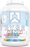 Ryse Loaded Protein Powder - Jet-Puffed Marshmallow - 25g Whey Protein Isolate & Concentrate with Prebiotic Fiber & MCTs - Low Carb, Low Sugar, Digestive-Friendly - 54 Servings / 4 lb Tub