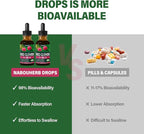 Red Clover Extract Menopause Support Drops for Women Health Balance, Dong Quai & Black Cohosh Supplement Tincture for Hot Flashes Relief, Bone Health Support w/Wild Yam. 2oz