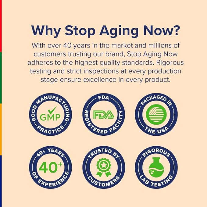 Stop Aging Now - Resveratrol Complex Supplement - with Berberine - 30 Vegetarian Capsules