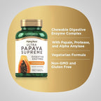 Piping Rock Papaya Digestive Enzymes Chewables | 180 Tablets | Supplement for Women and Men | Tropical Flavor | Vegetarian, Non-GMO, Gluten Free Formula