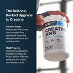 Transparent Labs Creatine HMB - Creatine Monohydrate Powder with HMB for Muscle Growth, Increased Strength, Enhanced Energy Output, and Improved Athletic Performance - 30 Servings, Tropical Punch