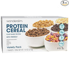 WonderSlim Protein Cereal, Variety Pack, Low Sugar, Gluten Free, Keto Friendly & Low Carb (7ct)