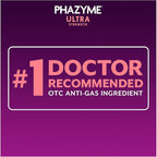 Phazyme Gas Relief, Ultra Strength Gas and Bloating Relief for Adults, 180 mg Simethicone Fast Gels, 48 Count