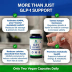 GLP1 Elevate™ - GLP-1 Booster Supplement | Curb Cravings & Support Metabolic Health | Increase Natural Production with Clinically Studied Ingredients | 90 Servings