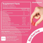 kindnature Berberine Gummies 1000mg with Ceylon Cinnamon & Resveratrol – 6-in-1 Blood Sugar Support Supplement – Metabolism & Weight Wellness – Sugar-Free, Vegan, Non-GMO