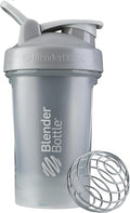 BlenderBottle Classic V2 Shaker Bottle Perfect for Protein Shakes and Pre Workout, 20-Ounce, Pebble Grey