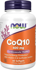 Now Foods, CoQ10, 400 mg, 60 Softgels