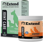 Extend Dog Joint Care Supplement (30 Count) + Probiotics Soft Chews (100 Count) | with Glucosamine, MSM, Type II Collagen Supports Hip, Joint, Gut & Immune Health - Made in USA