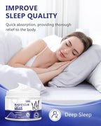 GBN Magnesium Cream - Hydrating Magnesium Lotion for Sleep - Natural Relaxation & Muscle Tension, Nighttime Butter for Feet, Leg Cramps, Safe for Kids (Lavender)
