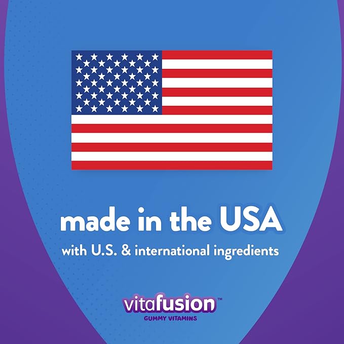 Vitafusion Men's Multivitamins | 150 Adult Gummies | with Vitamins A, B, C, D, E | Berry Flavor | Gluten Free Supplement