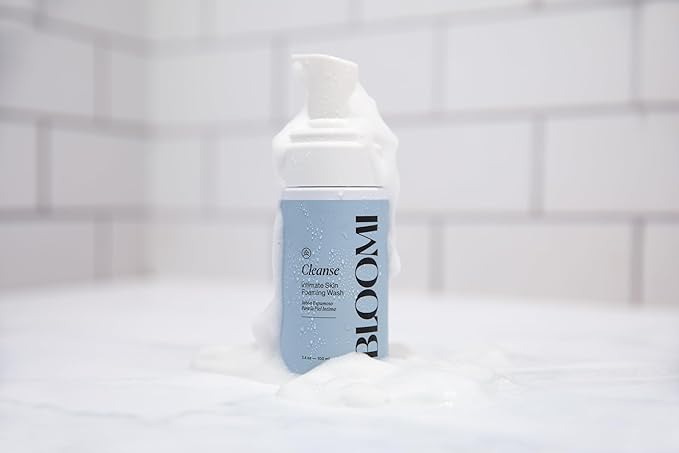 Bloomi Cleanse Intimate Skin Foaming Wash for Women - Hydrating Aloe Vera Cleansing for Intimate Areas Gentle Soothing Feminine Hygiene Shower Moisturizing Natural Foaming Soap Wash 3.4oz (2)