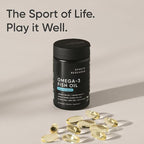 Sports Research Triple Strength Omega 3 Fish Oil 1250mg from Wild Alaskan Pollock - Burpless Fish Oil Supplement with Omega-3 EPA & DHA - Sustainably Sourced, Non-GMO, Gluten Free - 30 Softgels
