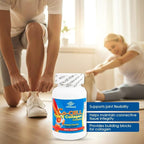 Co-Cell Type II Collagen Supplement | Hydrolyzed Chicken Cartilage with Chondroitin & MSM | Advanced Formula for Joint Care & Skin Support | 90 Capsules