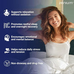 Zenium - Relieve Stress, Tension, Worry, Nervousness, & Irritability | Calm The Mind & Body | Ayurvedic | Natural Relief Supplement | Boosts Mood | Ashwagandha, L-Theanine, GABA, Rhodiola |60 Capsules