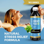 Herbal Goodness Serenity Liquid Extract – Chamomile, Lemon Balm, Valerian Root & Guava Leaf | Natural Calm Sleep Aid for Adults | Relaxing Botanical Blend for Calm, Rest & Wind-Down Support | 12 fl oz