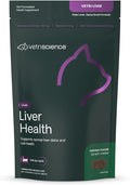 VetriScience Liver Health Chews for Cats – Daily Liver Support & Detox Supplement with Milk Thistle, Turmeric, Artichoke Leaf & Antioxidants, for Cleansing & Support, Chicken Flavor, 120 Cnt