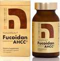 Fucoidan Powered with AHCC® Brown Seaweed Immunity Supplement with High Purity Mekabu Mozuku Agaricus 1 Bottle - 160 Vegetable Capsules