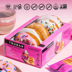 TRUBAR Vegan Protein Bar, Daydreaming About Donuts, Gluten Free, Plant Based, High Fiber, Dairy Free, Non GMO, Low Fat, No Sugar Alcohols, 12G Lean Protein, 13G Fiber, Healthy Snack Bars, 12 CT