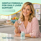 Vital Liver Support - Premium Liver Cleanse Detox & Repair Formula with Milk Thistle Supports Liver Health and Detox Cleanse