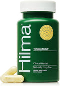 Hilma Natural Tension Headache Relief, Supplements with Magnesium, Boswellia and Feverfew, 50 Vegan Capsules