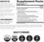 Flora Biome - Live Probiotic, Prebiotic, & Postbiotic – Organic Live-Culture – 10 Probiotic Strains, 18 Fermented Herbs - Complete Gut Health & Microbiome Optimizer (16 oz)