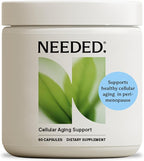 Needed. Cellular Aging Support - Antioxidants Supplement with Alpha Lipoic Acid, Acetyl L-Carnitine & PQQ - Third Party Tested Mitochondrial Supplement - 30 Servings