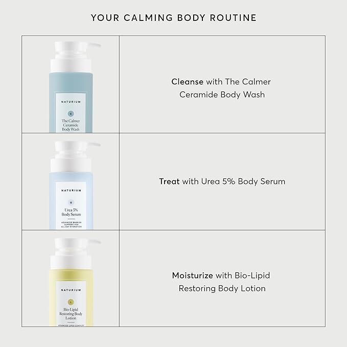 Naturium The Calmer Ceramide Body Wash, Frangrance-Free, Cleansing & Moisturizing for Dry, Sensitive Skin, Dermatologist-Tested, Paraben & Cruelty-Free, 16.9 oz