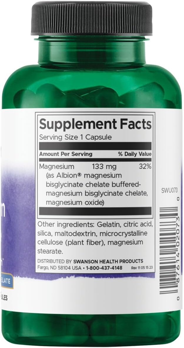 Albion Chelated Magnesium 133 mg 90 Caps