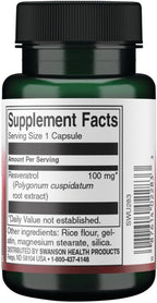 Swanson Resveratrol 100 100 Milligrams 30 Capsules