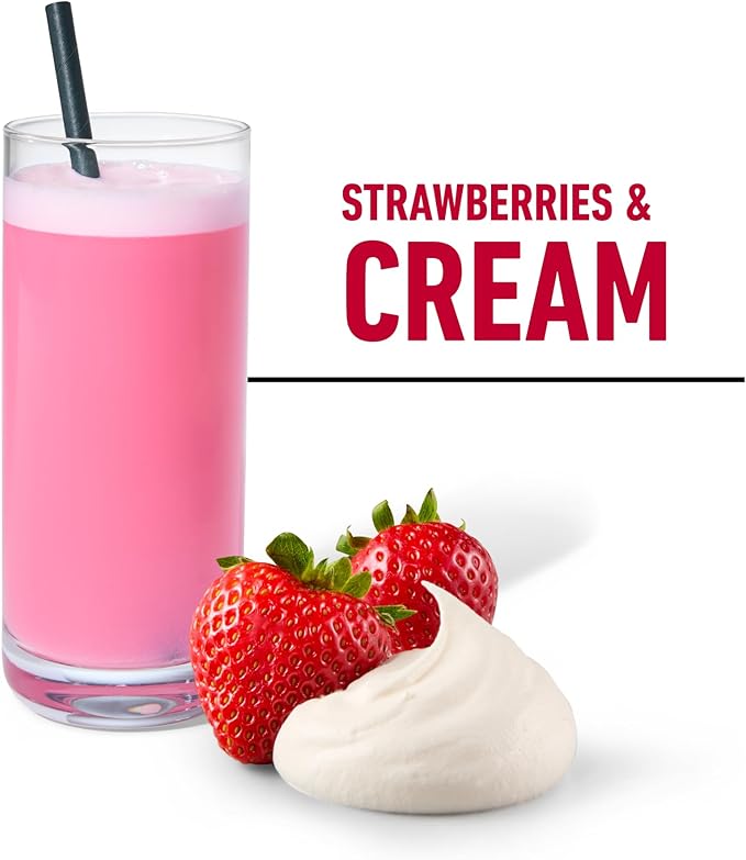 Isopure Zero Carb 100% Pure Whey Isolate Protein Powder, Gluten Free, With Vitamins, Strawberries & Cream, 25g Protein Per Serving, 1 Lb, 15 Servings (Packaging May Vary)