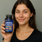 11in1 Cortisol Plus Supplement, 11in1 Ashwagandha and Natural Herbal Complex Vitamin Blend for Daily Mood, Focus and Sleep, Suitable for Women and Men 60 Capsules