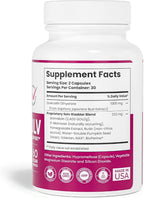 CYSTASOLV Bladder & Pelvic Discomfort Formula - Enjoy Less Urgency & Flares* with Daily IC/BPS UTI Support – Premium Bladder & Urinary Support for Women & Men - 60 Vegan Capsules