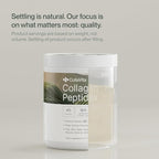 CollaVita Collagen Peptides Powder (3 Month Supply) Grass-Fed Pasture-Raised Hydrolyzed Collagen Powder, Type I & III Hair, Nails, Skin & Joints, Non-GMO, Paleo & Keto, Unflavored, 32 oz. 90 Servings