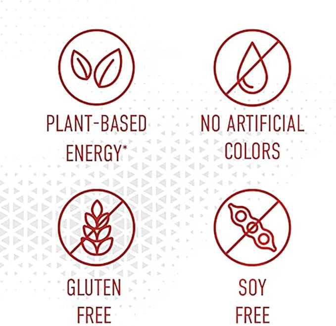 Energy Gummies - Lyvbetter - in 3 Different Flavors - 75mg Caffeine per Gummy, 3 Gummies per Serving - 15 Gummies Total