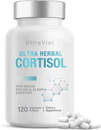 Cortisol Supplements for Women and Men, 120 Count Cortisol Reducer with Ashwagandha, Support Hormone Balance, Stress & Sleep