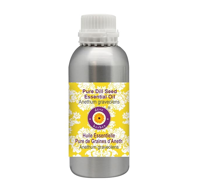 dève herbes Pure Dill Seed Essential Oil (Anethum graveolens) Steam Distilled 1250ml (42 oz)