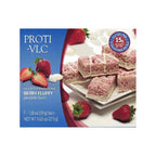 PROTIFIT - Low Calorie Snack Bar for Healthy Diets, High Protein, 15g Protein, Low Carb, Low Sugar, Ideal Protein Compatible, 7 Servings Per Box (Berry Fluffy)