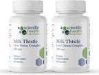 Milk Thistle Liver Detox Complex – Clinical-Grade Liver Support Supplement with Turmeric, Dandelion, Beet, Picrorhiza, Black Pepper – Phase I & II Detox – 60 Capsules – Non-GMO (2-Pack)