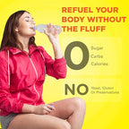Keto Vitals Tropical Keto Electrolytes Powder No Sugar - Electrolytes with Potassium, Magnesium, Sodium, & Calcium - Sugar Free Electrolyte Powder Packets Drink Mix & Hydration Powder, 30 Servings