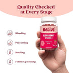 BeLive Elderberry Gummies with Vitamin C - Double Strength Elderberries Extract - Zinc, Multivitamins, B-Complex - for Immune Support Vitamins, Raspberry Flavor (250 Ct - 5 Packs)