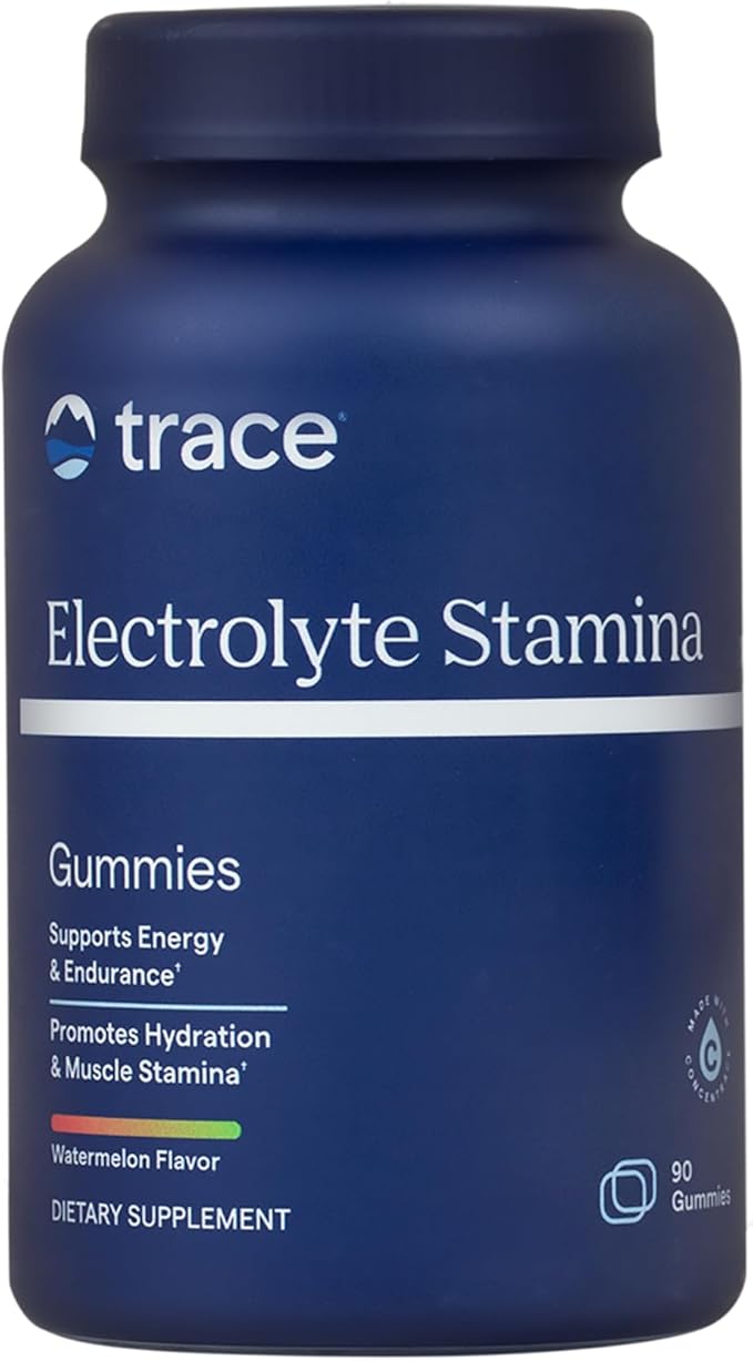 Trace Minerals | Electrolyte Stamina Gummies | Boost Energy, Endurance, Muscle Stamina and Hydration | Vegan | Watermelon | 90 Count (30 Servings)