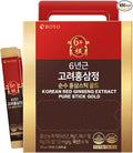 BOTO 6 Year Korean Red Ginseng Extract Pure Stick Gold | Premium Korean Ginseng Supplement for Daily Vitality | 100 Sachet.