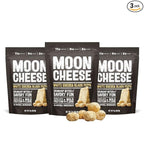 Moon Cheese Bites, White Chedda Black Peppa, 2-Ounce 3-Pack, 100% Real Cheese, Protein, Keto, After-School or Lunch Snack