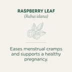 Traditional Medicinals Organic Raspberry Leaf Herbal Tea, Eases Menstrual Cramps & Supports Healthy Pregnancy - 48 Tea Bags