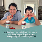 GLOWCO Magnesium Glycinate Sleep Gummies for Kids 4+ – Melatonin Free, Gentle Calm Magnesium Gummies, Sugar Free, Vegan (Pack of 1)