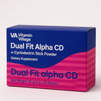 Vitamin Village Dual Fit Alpha CD – α-Cyclodextrin Extract Stick Powder, 3g × 30 Sticks