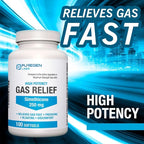 Maximum Strength Gas Relief Softgels with Simethicone 250 mg Relieve Pressure, Bloating and Painful Discomfort Compare to Gas-X and Phazyme -100 Count