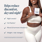 Happy V Menopause Relief Supplement for Women – Hormone Balance, Hot Flash & Night Sweat Support, Mood & Energy Booster, Vaginal Wellness, Perimenopause & Postmenopause Support – 60 Vegan Capsules